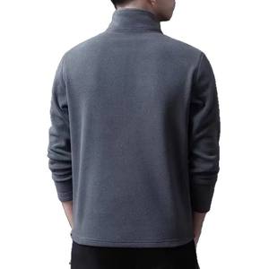 Sudaderas de Manga Larga con Cuello Alto y Media Cremallera, Color Sólido, Bordado con Logotipo Personalizado, Precio de Fábrica de Bangladesh y China - Product Image 6