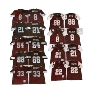 เสื้อเจอร์ซีย์อเมริกันฟุตบอลลายใหม่ ดีไซน์โดดเด่นสำหรับผู้ชาย ขายดี พร้อมบริการ OEM - Product Image 1