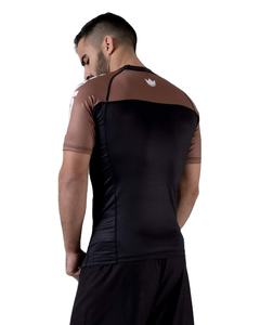 Rashguard personalizado de fábrica, camisetas de compresión Unisex de manga corta, protección contra sarpullido, Jiu Jitsu No Gi, ropa de lucha - Product Image 2