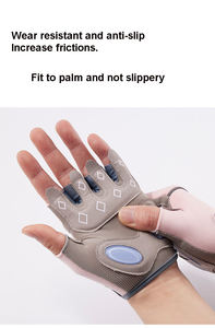 RHINO FITNESS Silk Unisex Gym Fitness <b>Gloves</b> Non-Slip Half/Full Finger Wrist Support Breathable <b>Grip</b> Comfort Performance - Product Image 4
