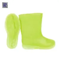 AP Kids Rain <b>Boots</b> PVC Waterproof Anti-Slip Cute Durable Multisize Green - Product Image 4