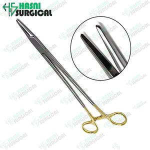 Parte superior de nuestras producciones Venta caliente CE ISO Aprobado La mayoría de las ventas Fórceps de soporte de aguja de gran calidad 14,3 cm Carburo de tungsteno - Product Image 4