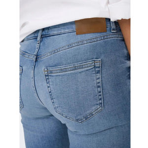 Jeans de Mezclilla Casuales Rectos de Alta Calidad 2026 para Mujer, Cintura Media, Elásticos, con Abertura Lateral, Servicio OEM ODM, Venta al por Mayor - Product Image 6