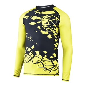 Maillot de bain homme en polyester et élasthanne 220g, anti-bactérien, respirant, UPF50, manches longues, personnalisé, OEM, vente en gros - Product Image 1