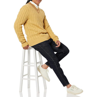 Pull-over d'hiver confortable pour homme, 100% coton, service OEM