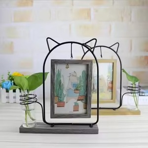 Unique Metal Glass <b>Picture</b> <b>Frame</b> Modern Photo Display Home Interior Decor - Product Image 2