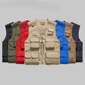 Chaleco de Trabajo Reflectante de Alta Visibilidad Unisex con Logotipo Personalizado, Múltiples Bolsillos, Transpirable, de Algodón, Ropa de Trabajo de Seguridad - Product Image 2