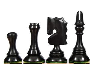 Juego de ajedrez catalán de lujo 1929 Barcelona Joc, reproductos de rey de 4.3 pulgadas en ébano y madera de boj, al mejor precio - Product Image 4