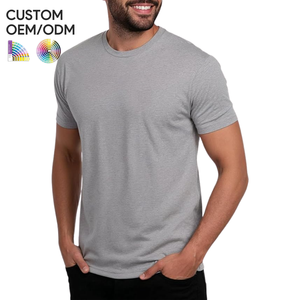 T-shirt en tricot à manches courtes pour homme, coupe classique, col rond, tissu 100% polyester, respirant, écologique et à séchage rapide - Product Image 6