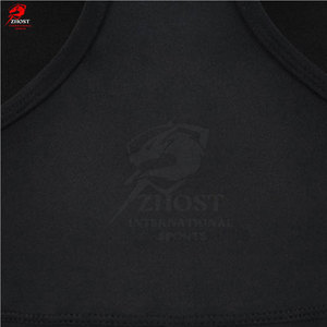 Sujetador deportivo liso al por mayor para personalización de marca, de alta calidad, mezcla de nailon y elastano, para entrenamiento. - Product Image 3
