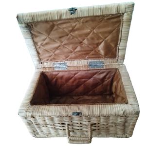 New Design Customer-Friendly Storage Baskets Easy-to-Carry Rattan <b>Suitcase</b> - Product Image 1