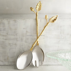 Couverts en laiton coulé et acier inoxydable de haute qualité nickelés pour la mise en place par Ambience Lifestyle - Product Image 4