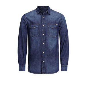 Servicio OEM, Venta al Por Mayor, Diseño Personalizado, Camisas de Mezclilla Casuales para Hombre, Transpirables, Ecológicas, Impermeables, 100% Algodón, Nueva Llegada - Product Image 1