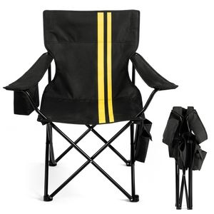 Sedia da Spiaggia/Pesca/Picnic in Tessuto Oxford 33.7" Pieghevole Comoda Resistente e Leggera - Product Image 1