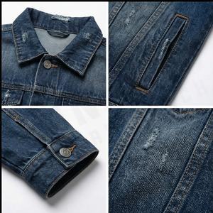 Venta al por mayor de calidad, chaquetas de mezclilla azul, chaqueta de color liso para niños, chaqueta de mezclilla de estilo informal para hombres, venta al por mayor, nuevo diseño de logotipo personalizado - Product Image 4