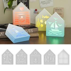 Ocean Luminous Cabin Ambience Light Decorative Resin <b>Silicone</b> Mold - Product Image 1