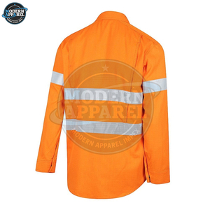 Custom Made Safety Workwear Men's <b>High</b> <b>Vis</b> Safety <b>T</b> <b>Shirt</b> Reflective Work Short Sleeve <b>T</b> <b>Shirt</b> Made In Pakistan - Product Image 4