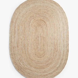 Alfombras Antiguas Nuevas de Bambú Hechas a Mano, Estilo Clásico/Postmoderno, para Interiores y Exteriores, con Respaldo de Yute, Alfombras Gruesas para Hoteles - Product Image 1