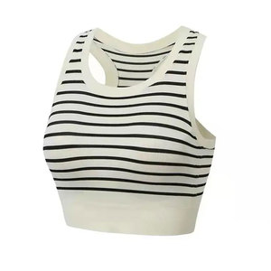 Nouveaux débardeurs de yoga pour femmes, respirants, à motif uni, avec logo personnalisable, prix abordable - Product Image 3