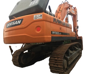 Excavadora usada Máquina de movimiento de tierra Doosan DX500LCA fuerte potencia del motor - Product Image 1
