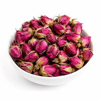Kuncup Mawar Kering Organik Kualitas Ekspor 100% Alami Bahan Bunga Premium Kecantikan Herbal Penggunaan Dekoratif Aroma