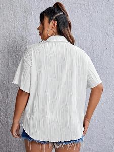 Camisetas de Mujer al por Mayor, Estilo Coreano, Poliéster, Oversize, Crop Tops, Ropa Casual de Verano, Fabricante y Proveedor OEM - Product Image 2