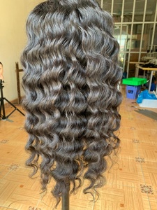 Wholesale HD Glue Less Virgin Hair Lace Front <b>Wigs</b> for Black Women Medium Length Body <b>Wave</b> Hot Sale - Product Image 4