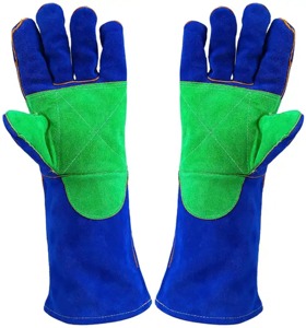 CAPTAIN INDUSTRY CI-WG-107 Guantes de Soldadura de Cuero de Alta Calidad con Diseño Personalizado, Antideslizantes e Impermeables - Product Image 4