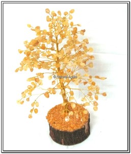 Proveedor de Árbol de Gemas de Ágata Amarilla Cristalizada - Product Image 3
