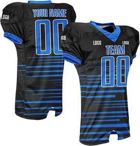 Maillot de football américain unisexe personnalisé avec logo imprimé – Qualité supérieure - Product Image 1