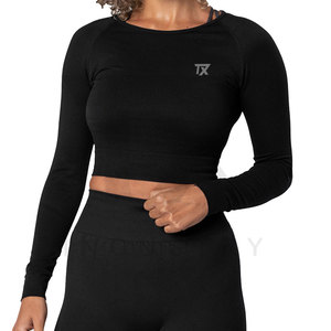 Top Corto para Mujer de Primera Calidad Más Vendido en Oferta Online, Top Corto para Mujer de Color Sólido - Product Image 1
