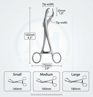 Pinces de manipulation osseuse Al Mida Healthcare |   Instrument chirurgical orthopédique en acier inoxydable certifié CE avec une conception de prise en main facile
