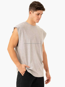 Débardeur uni pour homme, neuf, débardeur de musculation, vêtements de sport, débardeur de musculation, débardeur de gym, débardeur sans manches, haut basique - Product Image 3