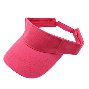 Casquette de soleil sport d'été de haute qualité, blanche et rose, avec broderie de logo personnalisée, réglable, unisexe, pour voyage, pêche, fête - Product Image 1