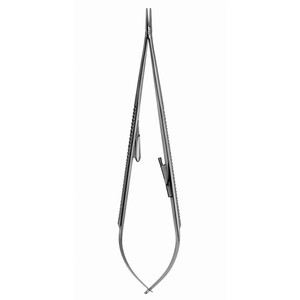 Portaagujas Delicate Touch JACOBSON con superficie de mandíbula antipolvo para sutura 5-0, mango recto y plano con moleteado, 8 pulgadas (20.3 cm) ZETOMEDPRO - Product Image 4