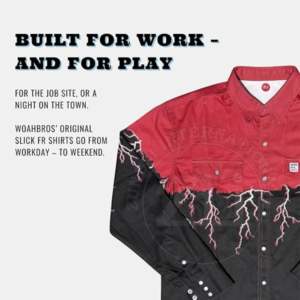 Chemises FR pour hommes, boutons-pression, 7,5 oz, résistantes à l'eau, ignifuges, respirantes, en coton, pour le soudage, vêtements de sécurité industriels pour hommes - Product Image 4