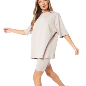 Ensemble de sport assorti pour femmes, vêtements de course, fabricant, tailles plus, ensembles t-shirt et short - Product Image 5
