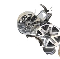 Aluminium Bekas Roda Mobil Kemurnian Tinggi 99,99% Murah, Hub Roda Mobil Bekas 25kg
