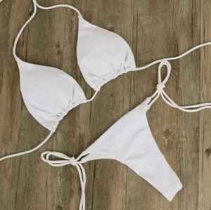 Ensemble de bikini pour femmes en polyester, nouveau style, en vente, service OEM, nouveau design, ensemble de bikini sexy pour adultes, bikinis et vêtements de plage - Product Image 2