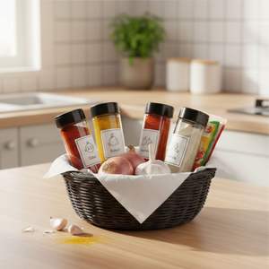 Cesta de Ratán Artesanal para Especias - Product Image 4