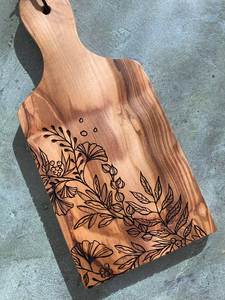 Planche à découper en bois d'acacia de qualité supérieure, planche de cuisine avec rainure pour les jus, grande planche de boucher réversible, durable, épaisseur 1,5 cm - Product Image 1