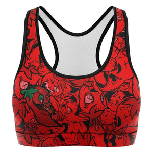 Soutien-gorge de sport personnalisé pour femme, à maintien élevé, respirant, en polyester, pour fitness, yoga, gym, entraînement, service OEM, vêtements de sport - Product Image 3