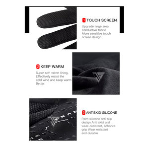 Guantes de Nieve de la Mejor Calidad con Pantalla Táctil, Tejido de Neopreno Impermeable, Impresión de Silicona, Antideslizantes, Resistentes al Viento, Gruesos para Esquí, para Hombre y Mujer - Product Image 5