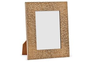 Cadre photo en métal ondulé en laiton antique, motif feuille gaufré, pour décoration de mariage, maison, bureau, en bois ou aluminium, à poser ou à accrocher - Product Image 4
