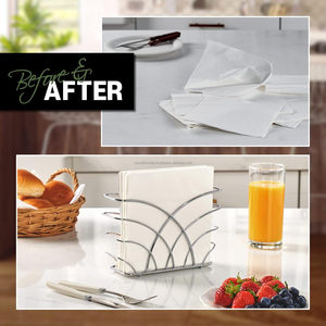 Support de serviettes en acier inoxydable de qualité standard, article de décoration personnalisé pour la vaisselle, anneau de serviette en promotion - Product Image 4