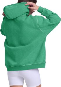 Venta al por mayor de sudaderas de felpa de algodón 100% de 360 g, sin cordones, para invierno, servicio OEM, logotipo personalizado, estilo urbano extragrande - Product Image 5