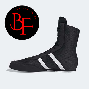 Boxing Forge Chaussures de boxe professionnelles montantes grises respirantes avec semelle antidérapante unisexe pour adulte en cuir véritable - Product Image 5