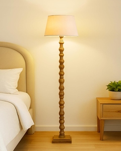 Antique Wooden Floor Lamp Wholesale <b>Standing</b> Lamp for Living Room Manufacturer Custom <b>Night</b> Light for Bedroom OEM ODM Bulk Home - Product Image 5