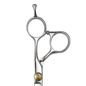 Tijeras de Peluquería Profesionales de Acero Inoxidable de 5.75 Pulgadas, con Filo Recto, Acabado Pulido Espejo, Tijeras Offset - Product Image 5
