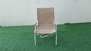 Silla plegable de picnic portátil personalizada, muebles de playa de jardín multiestilo modernos para exteriores con respaldo de acero inoxidable - Product Image 6